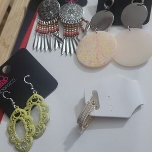 Paparazzi Lime Filigree Earrings